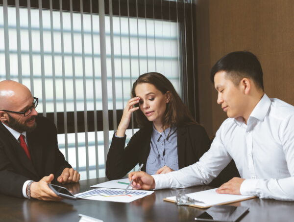 Bail bond agent explaining cosigner requirements for a large bail bond in San Diego